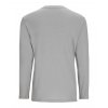 simms logo shirt ls cinder heather back