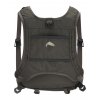 simms tributary hybrid chest pack basalt back