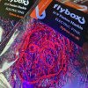 flybox uv fusion hackle electric pink