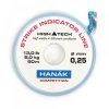 hanak strike indicator line 50m fluo white