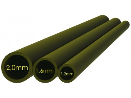 Smršťovací hadička zelená 1,6mm (10x5cm)