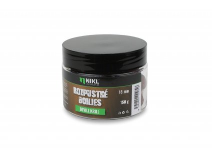 Nikl Rozpustné boilies Devill Krill 150g