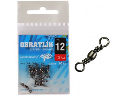 Giants fishing Obratlík Barrel Swivel no.10 / 16kg / 10ks