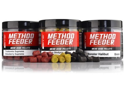 Method Feeder Band Pellets 8mm 120g Squid&Orange