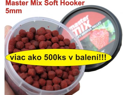 Master Mix Soft Hooker Pellet 5mm 120g velká plotice