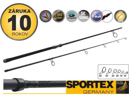 Kaprové pruty SPORTEX FBC CS-3 Carp 2-díl 396cm / 3,75lbs