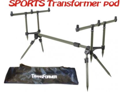 SPORTS Transformer pod - Pro tři rybářské pruty 3ks, M70