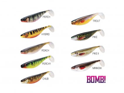 Gumená nástraha BOMB! Hypno 3D 9cm 3ks