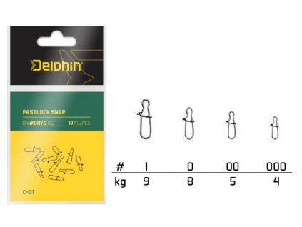 Karabínky Delphin Fastlock C-01