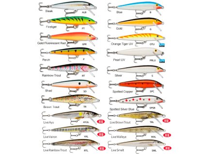 Rapala Original F-9 plávajúca 9cm