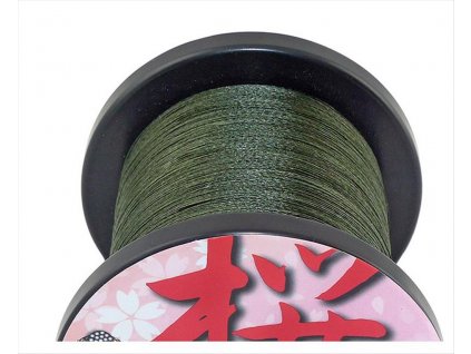 Spletaná šnúra Sakura Sensibraid 8x 150m zelená 1