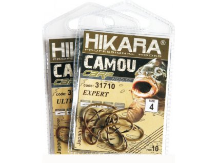Háčiky Hikara Camou Ultra zelené 10ks 1