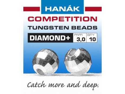 Hanák Tungsten Beads DIAMOND+ Strieborná (Priemer 4.0mm)