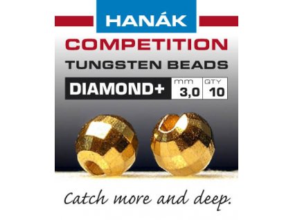 Hanák Tungsten Beads DIAMOND+ Zlatá (Priemer 4.0mm)