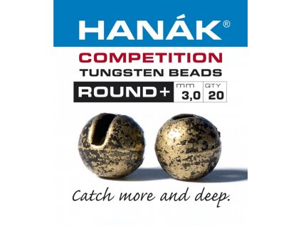 Hanák Tungsten Beads ROUND+ Bronzová (Priemer 6.4mm)