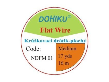 2633 Flat Colour Wire Medium Lightgold NDFM 01