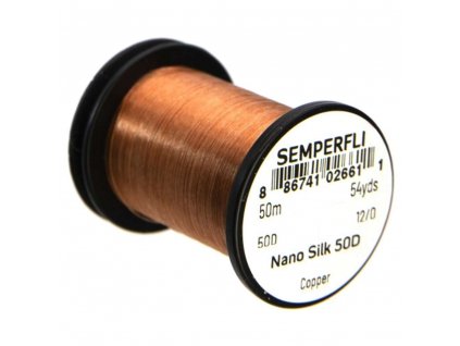 Niť Semperfli Nano Silk 12/0 50D 50m                   (Farba Copper)