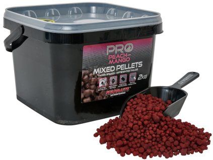42554 pelety starbaits mixed pro peach mango 2kg