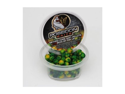POSEIDON Bicolor Pop Up Soft Pelety plávajúce 40g  (Príchuť Ananás)