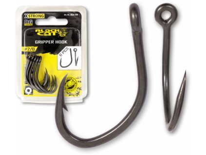 Háčik sumcový Black Cat Gripper Hook DG Coating Black 6ks    (Veľkosť 1/0)