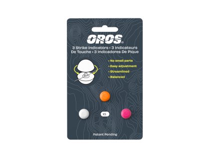 OROS Strike Indicator 3 X small 3Colours Chartreuse,Orange,White