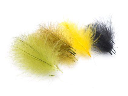 Perie CDC Troutline Feathers Tier's Pack 0.5g (Farba Yellow)