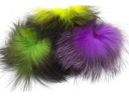 Troutline Premium Silver Fox Ring Tails (Farba Black)