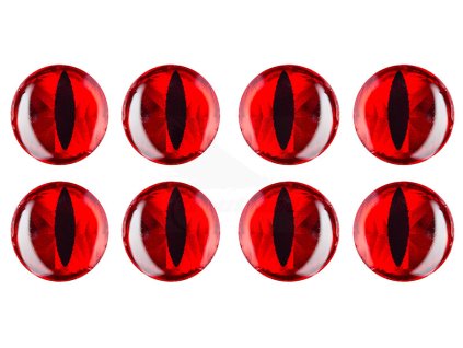 Troutline Realistic Snake Eye 3D Red 10mm 20ks v bal.