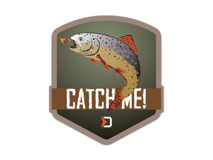 53176 nalepka delphin catchme pstruh