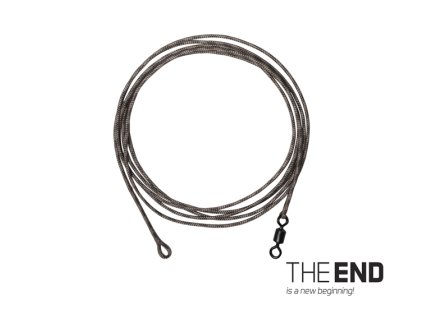 Nadväzec THE END Leadcore + swivel / 3ks