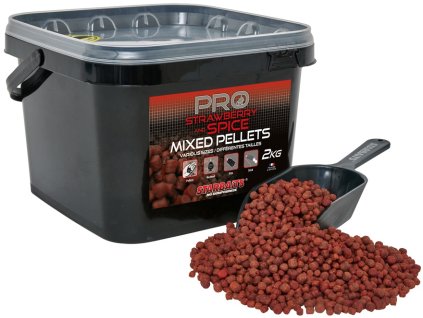 Pelety Mixed Pro Strawberry Spice 2kg
