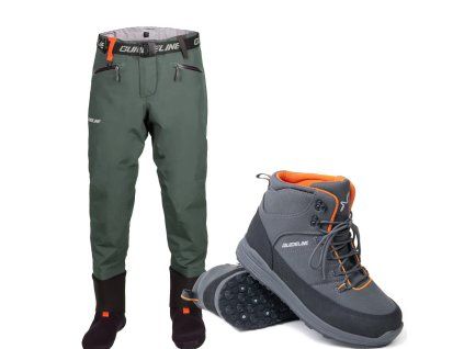 Laxa Waist Wader+Laxa 3 Boot Traction