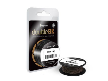 Delphin HOOKLINE Double 8K hnedá kamufláž (Variant 15lbs 20m)