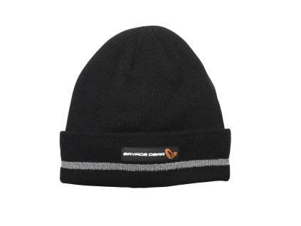 Čiapka Savage Gear Reflex Beanie Black-Reflex