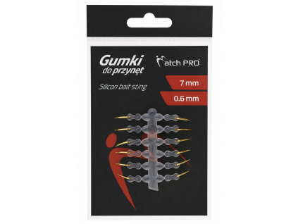 MatchPro SILICON BAIT STING 7mm/0,6mm 12ks
