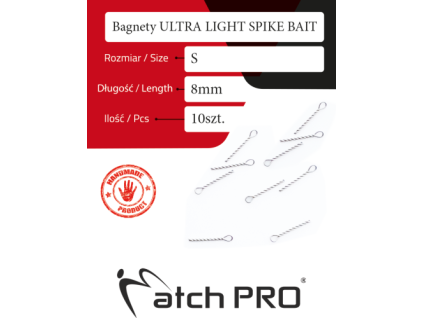MatchPro ULTRA LIGHT SPIKE BAIT 8mm/10ks