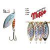 Blinker Mepps Aglia Long Rainbo (Farba Strieborný, Veľkosť 5)