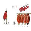 Blinker Mepps Aglia Long Redbo (Farba Strieborný, Veľkosť 5)