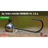 Jig bez protihrotu Teflon Invisible REDBASS #4 5ks (Hmotnosť 3g)