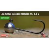 Jig bez protihrotu Teflon Invisible REDBASS #4 5ks (Hmotnosť 3g)