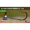 Jig bez protihrotu Teflon Invisible REDBASS #4 5ks (Hmotnosť 3g)