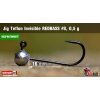 Jig bez protihrotu Teflon Invisible REDBASS #8 5ks (Hmotnosť 0.5g)