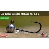 Jig bez protihrotu Teflon Invisible REDBASS #8 5ks (Hmotnosť 0.5g)