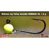 Jig Wolfram Teflon Invisible REDBASS #4 5ks (Farba Black)