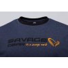 Tričko Savage Gear Signature Logo Blue Melange 4