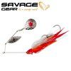 Spinnerbait Savage Gear Da´Bush Potápavý 14cm 21g (Farba Yellow White Silver)