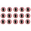 Epoxy eyes Troutline Realistic Eye 3D 30ks (Farba Red, Priemer 3.0mm)