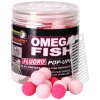 Boilies Fluo STARBAITS plávajúce 80g Omega Fish (Priemer 14 mm)