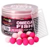 Boilies Fluo STARBAITS plávajúce 80g Omega Fish (Priemer 14 mm)