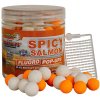 Plávajúce boilies Fluo STARBAITS Spicy Salmon 80g (Priemer 14mm)